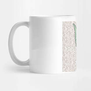 Parkinsons Worded Tulip Mug